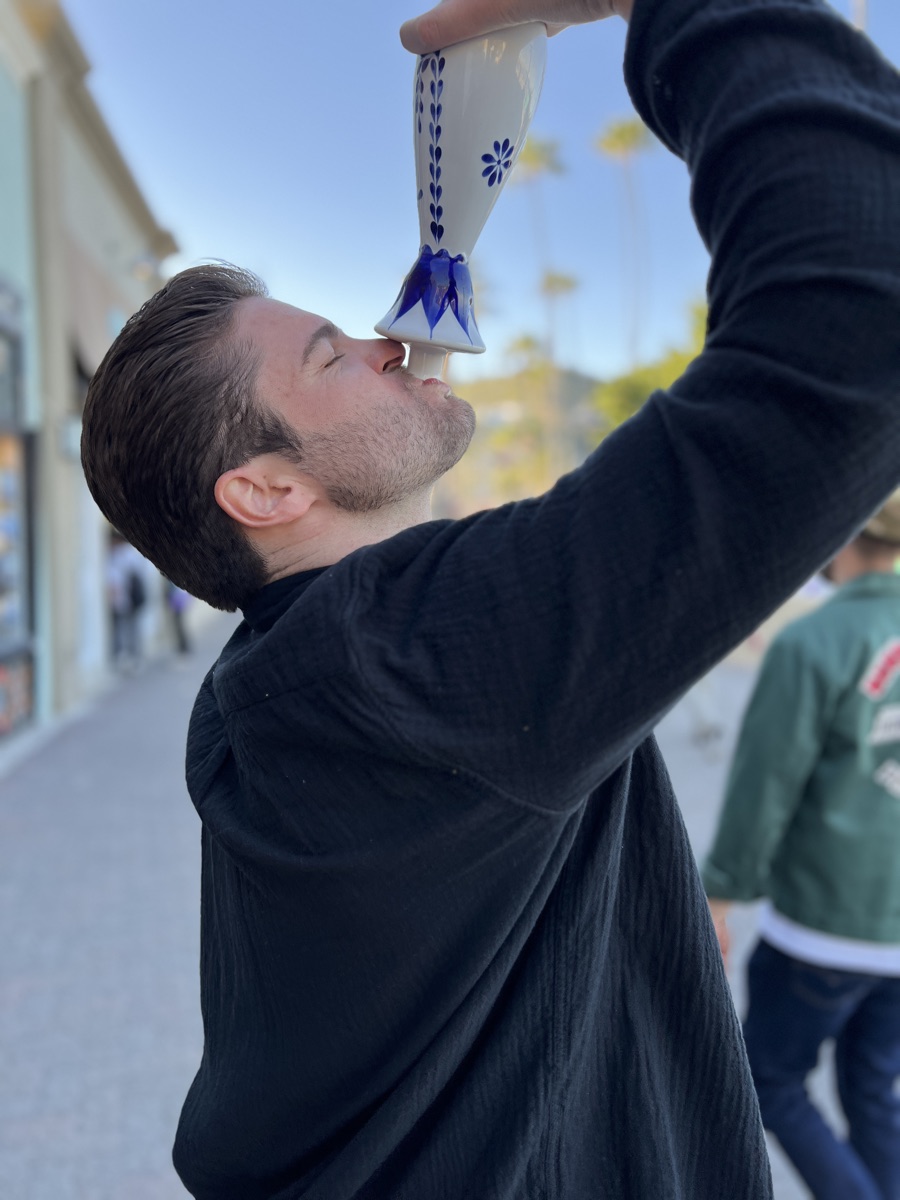 The drinks are flowing on the water