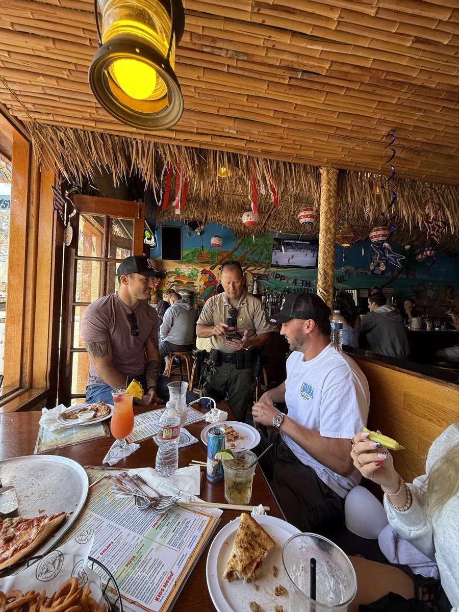 End of the crossing ritual