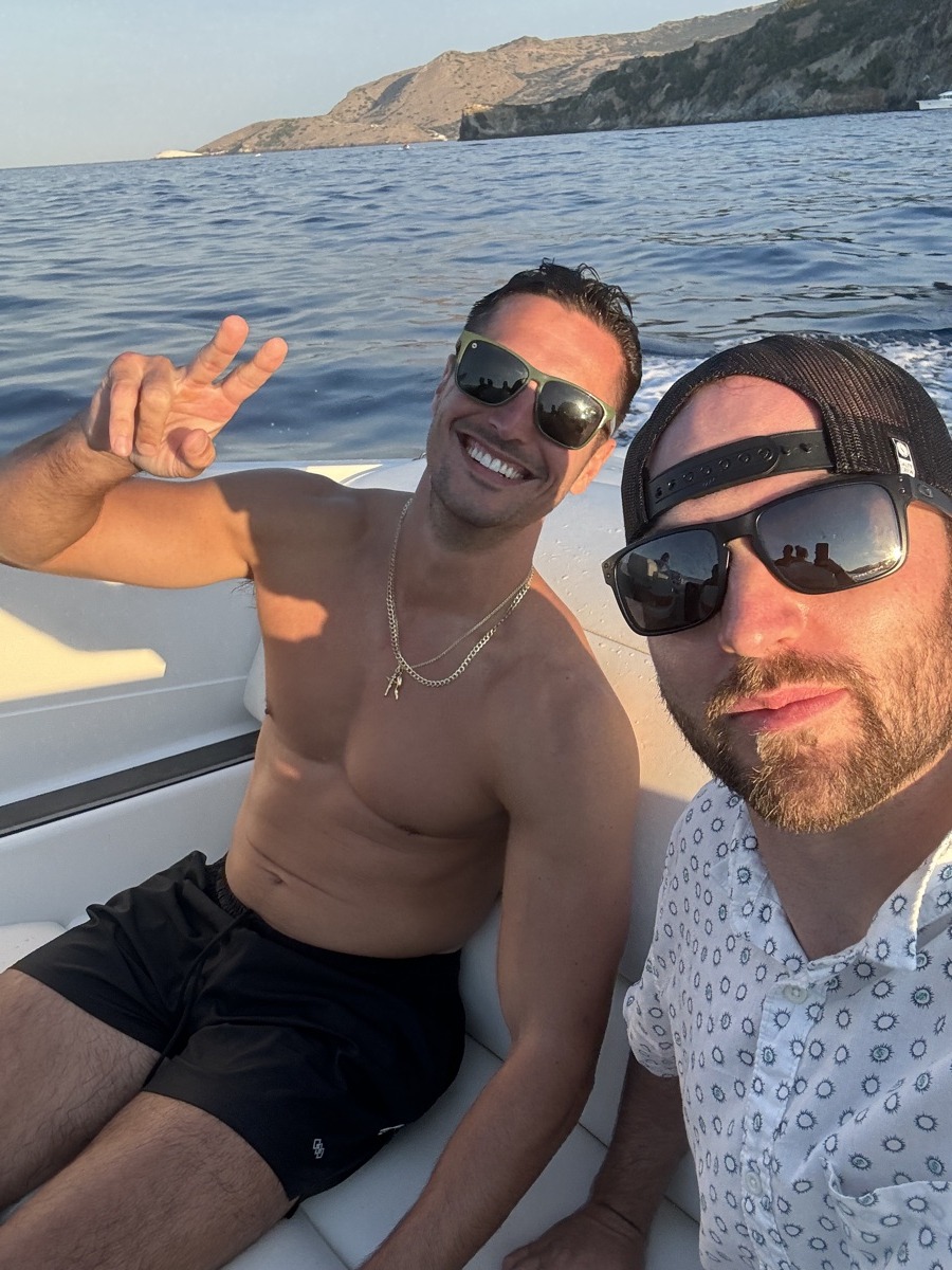 The whole crew on deck